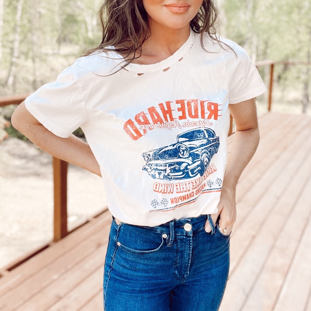 Ride Like The Wind graphic tee